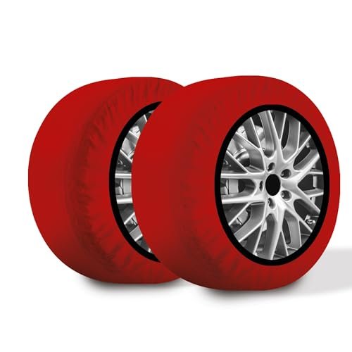 R.Evolution calze da neve omologate Italia RRR 2 calze taglia L rosse catene tessili