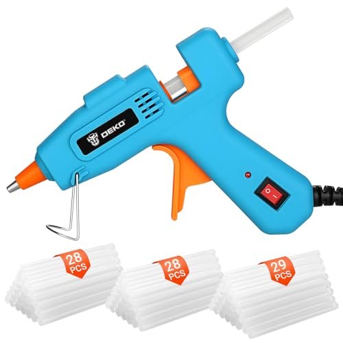 DEKO pistola colla a caldo 50W per crafting con punta precisione