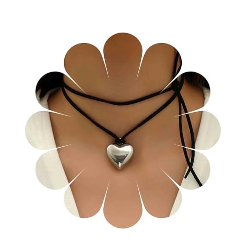 Aneneiceera collana donna con ciondolo a cuore