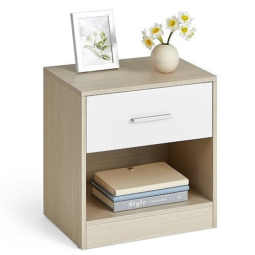 VASAGLE CUSTOS comodino con cassetto