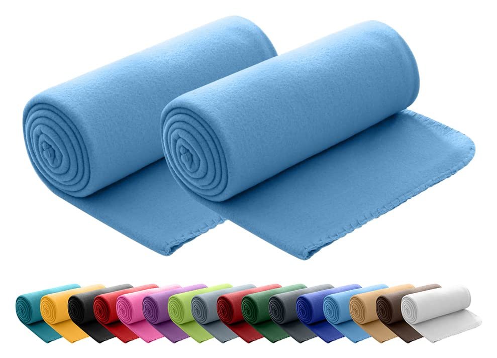wometo set 2 coperte pile polare OekoTex 130x160