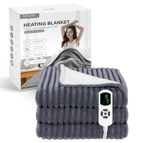 NALONE coperta riscaldante elettrica matrimoniale textra spessa
