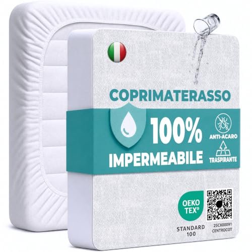 Flowen coprimaterasso matrimoniale impermeabile 160x190