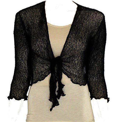 Taboo coprispalle bolero donna maglia traforata ampia
