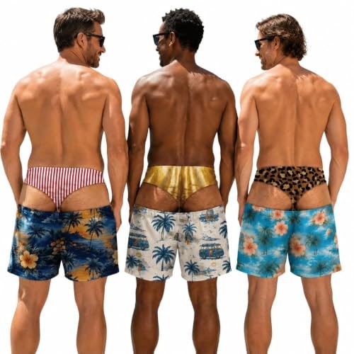 VEELU costume personalizzato uomo mare 3D boxer