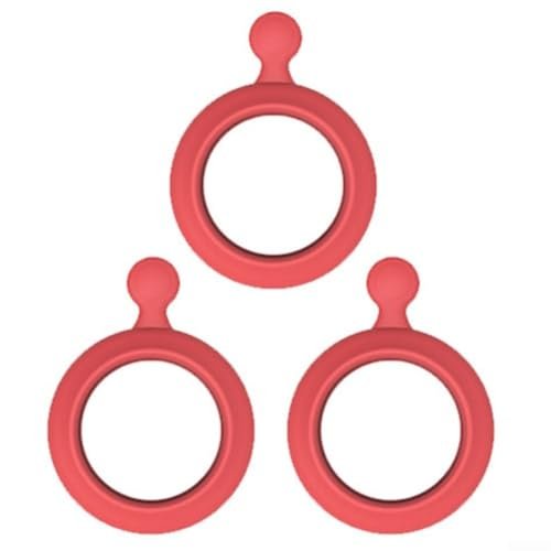 3 coprivasso silicone per mulinello red L