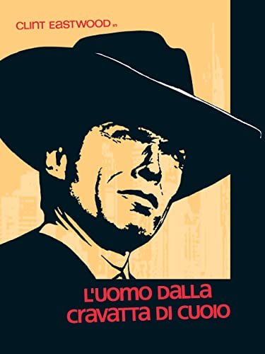L uomo dalla cravatta di cuoio stile vintage