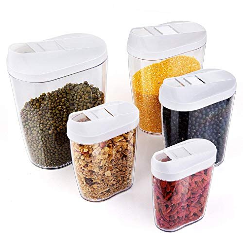 Czemo cereali contenitori scatola cereali set di 5 conservazione