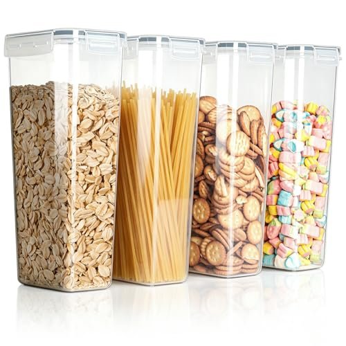 VINATO set 4 barattoli ermetici 2.8L scatole portaoggetti per alimenti