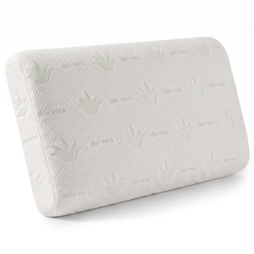 Utopia Bedding cuscino memory foam cervicale 70x36x13 cm ergonomico