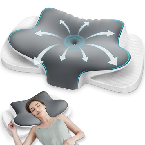 Ehomfory cuscino cervicale ergonomico per dormire