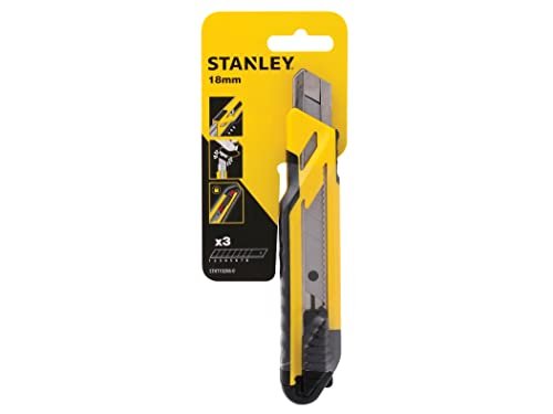 Cutter STANLEY autobloccante 18 mm con lama retrattile