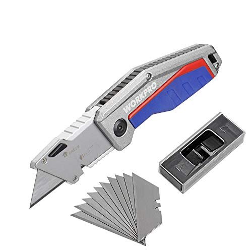 Coltello taglierino WORKPRO portatile con clip