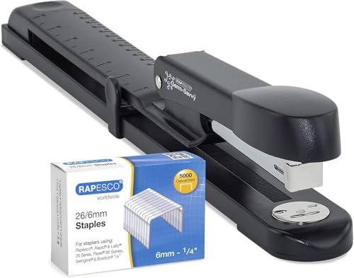 Rapesco 1464 spillatrice a braccio lungo Marlin 5000 punti
