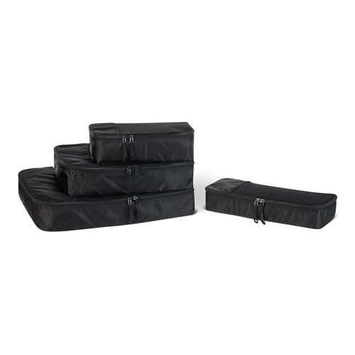 Amazon Essentials set di 4 packing cube accessori da viaggio