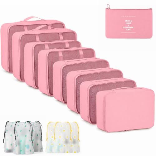 ZOVRIXIA organizer valigia 15 pezzi set packing cubes divisori