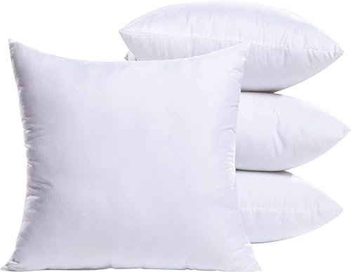 MIULEE cuscino 45x45 set di 4 cuscini decorativi
