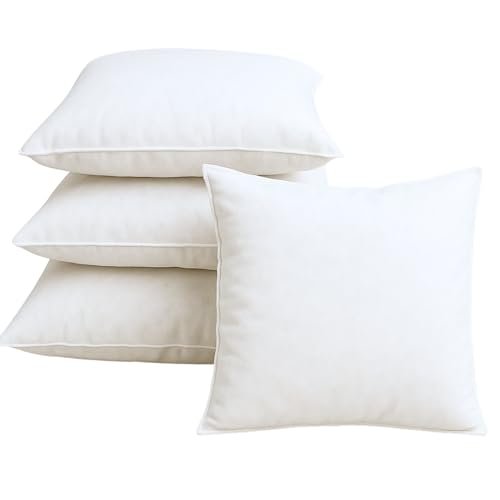cuscini fiber set 4 imbottitura cuscini 45x45