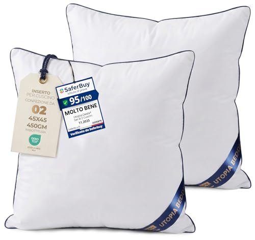 Utopia Bedding cuscino decorativo per divano 45x45