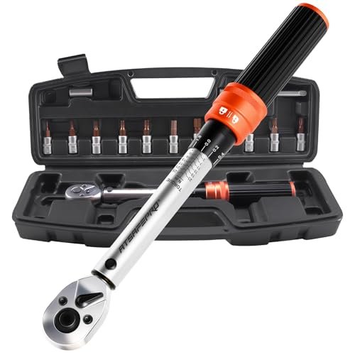 ATsafepro chiave dinamometrica 1/4 di pollice set da 14 pezzi con range 1-25 Nm