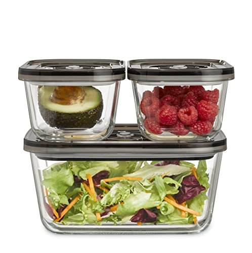 Caso VacuBoxx Eco set 3 contenitori per alimenti con pompa
