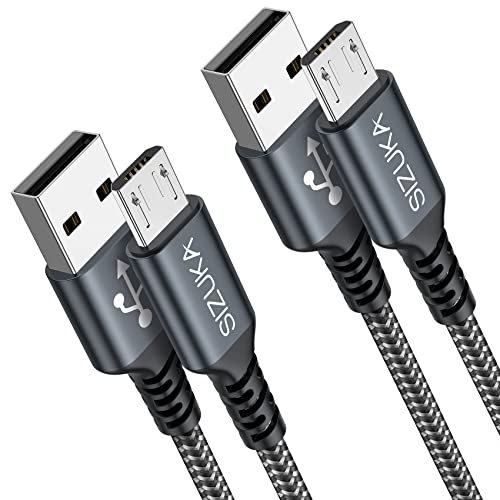 SIZUKA cavo micro USB 2 pezzi 1 metro per ricarica e dati