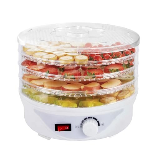 FLM SYSTEM essiccatore alimentare 250W 4 vassoi per frutta funghi carne ed erbe