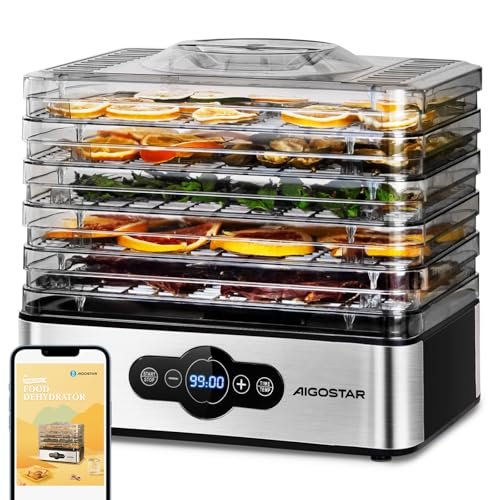 Aigostar Crispy essiccatore alimentare 240W 5 vassoi