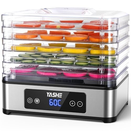 YASHE essiccatore alimentare 5 vassoi in acciaio inox 35-70 gradi