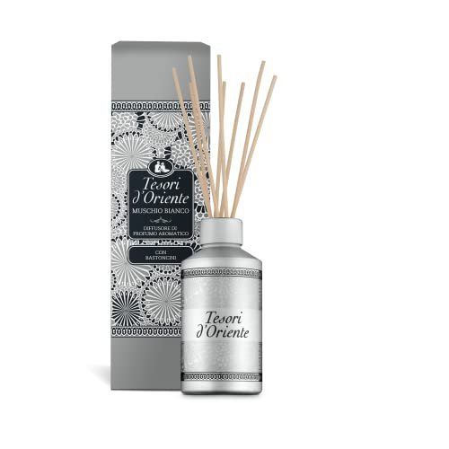 Tesori d'Oriente diffusore a bastoncini muschio bianco
