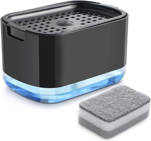 Collazoey dispenser sapone cucina dispenser per sapone 2 in 1