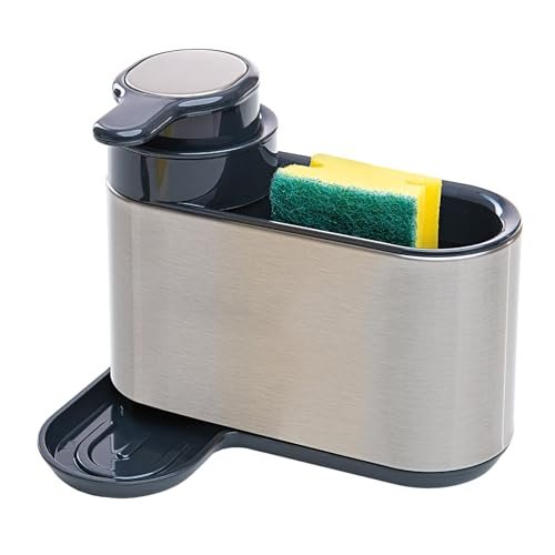 Erreke dispenser sapone cucina acciaio inox anti impronta ricarica