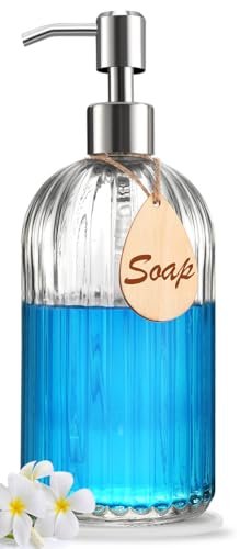 Albayrak dispenser sapone vetro con sottobicchiere liquido