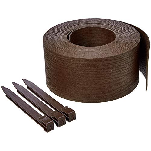 Amazon Basics bordura per aiuole con 10 picchetti altezza 13 cm