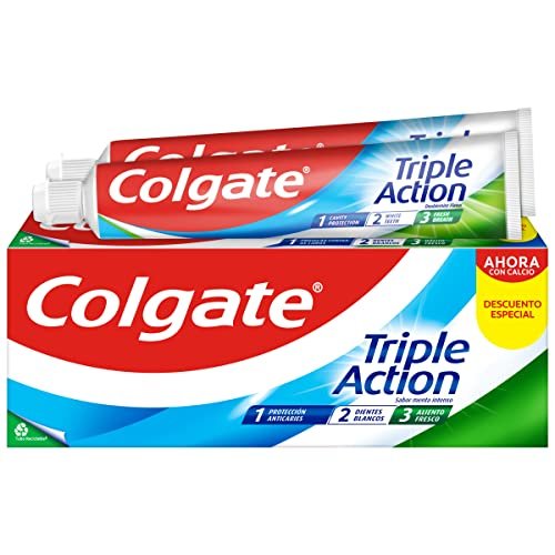 Colgate Triple Action dentifricio Original mint 2x75 ml