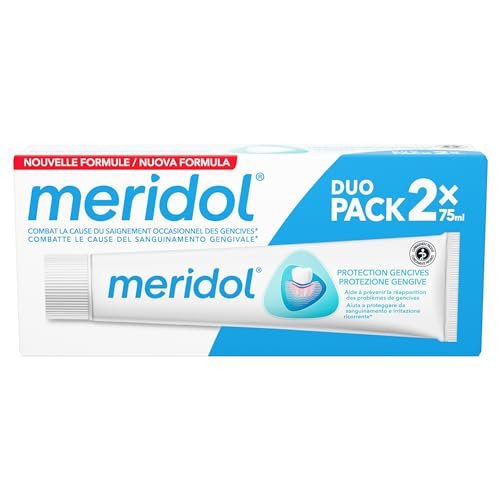 Meridol dentifricio protezione gengive antibatterico 2x75 ml