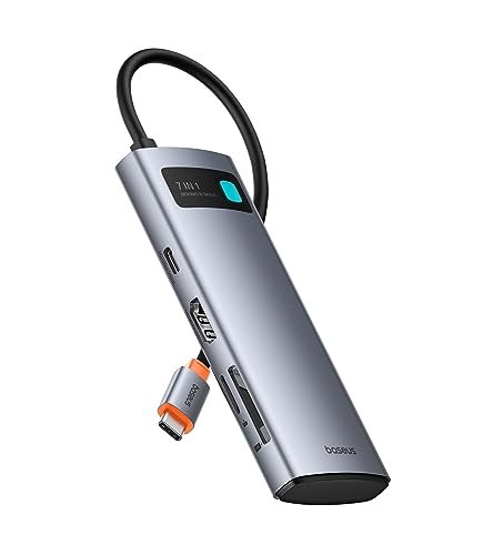 Baseus hub USB C 7 in 1 adattatore HDMI 4K@60Hz PD 100W docking
