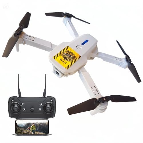 GiDaCom drone mini doppia fotocamera 4K Predatrone E88 pieghevole