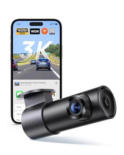 70mai dashcam M310 Plus 3K 1620P WiFi visione notturna time lapse WDR