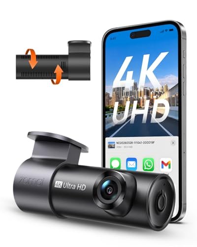 70mai dashcam auto M310 Plus 4K 2160P mini con WiFi e app