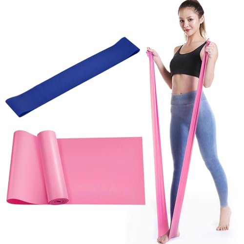 Keratobleem set di 2 elastici palestra resistance band