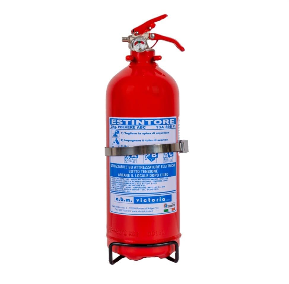 a.b.m. victoria estintore a polvere 2kg incendi ABC veicoli abitazioni