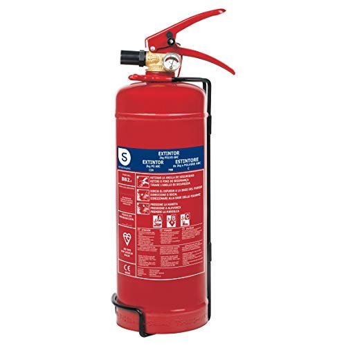 Smartwares estintore a polvere 2kg incendi ABC materiali