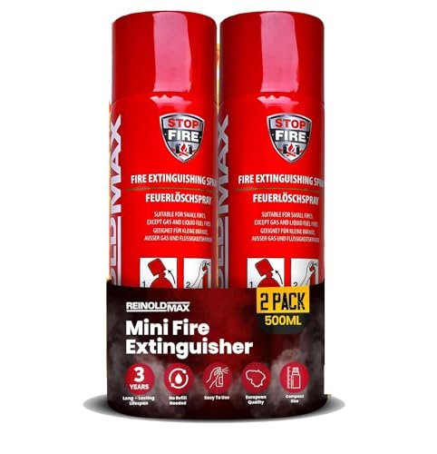 ReinoldMax 2x estintore casa piccolo aerosol mini estintori