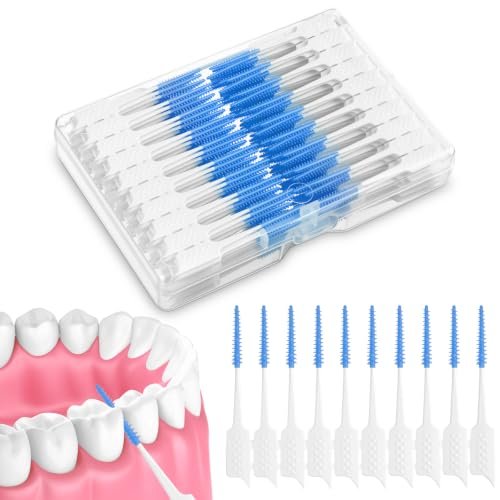OSDUE scovolini interdentali 250 pezzi silicone soft