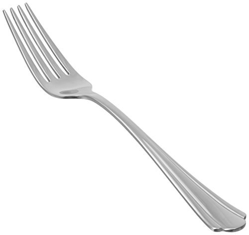 Amazon Basics forchette da cucina in acciaio inossidabile con bordo smussato