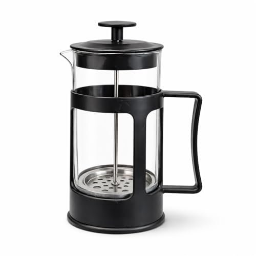 Globly caffettiera teiera manuale 600ml vetro filtro
