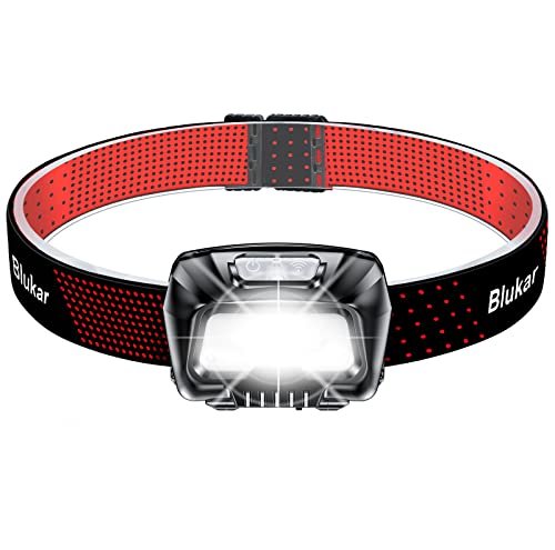 Blukar torcia frontale LED ricaricabile 2000 lumen