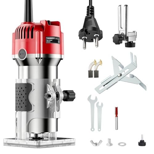YUMILI fresatrice verticale per legno 800W 30000 RPM rifilatore
