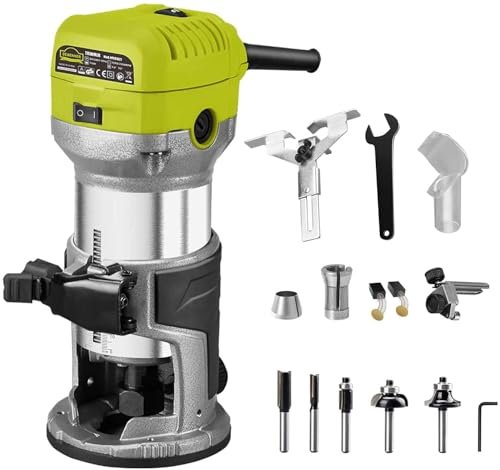 DEWINNER fresatrice rifilatore router legno elettrico 710W 13000-34000